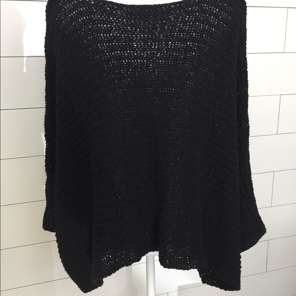 Helmet Lang batwing crochet sweater